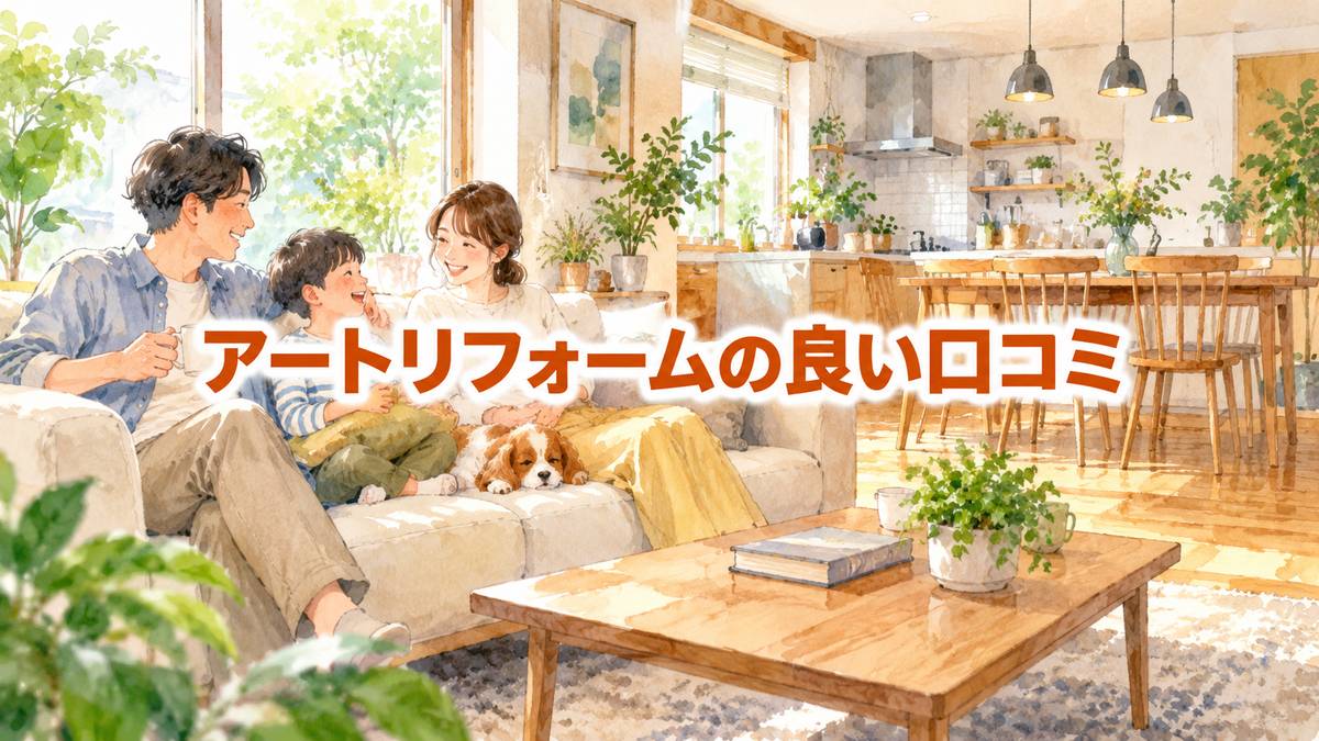 アートリフォームの良い口コミ