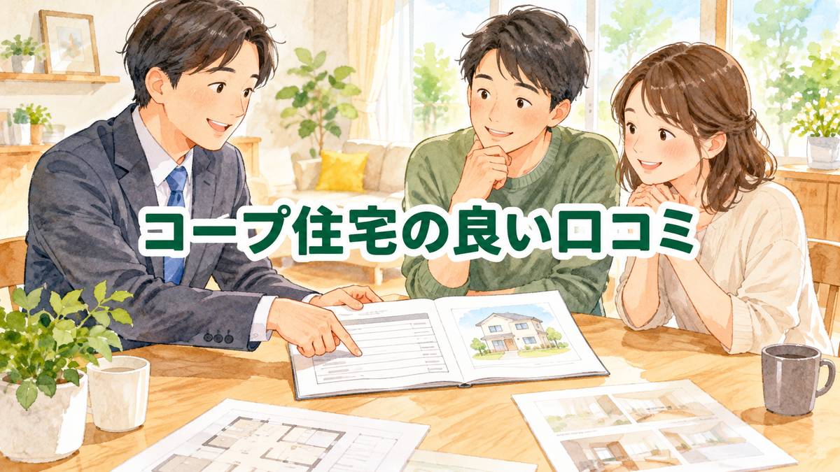 コープ住宅の良い口コミ