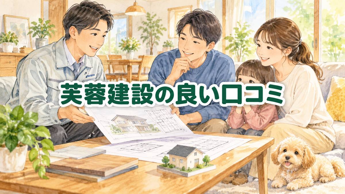 芙蓉建設の良い口コミ