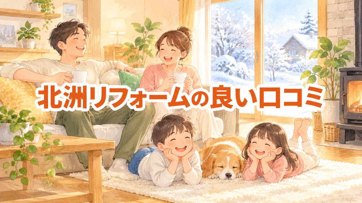北洲リフォームの良い口コミ