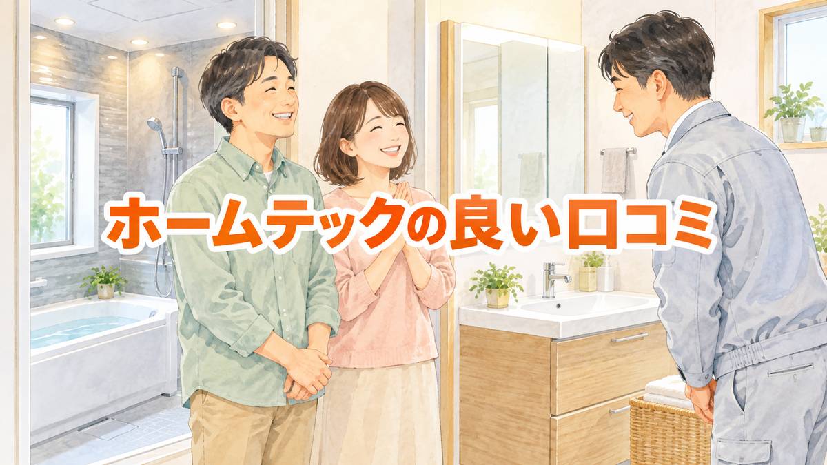 ホームテックの良い口コミ