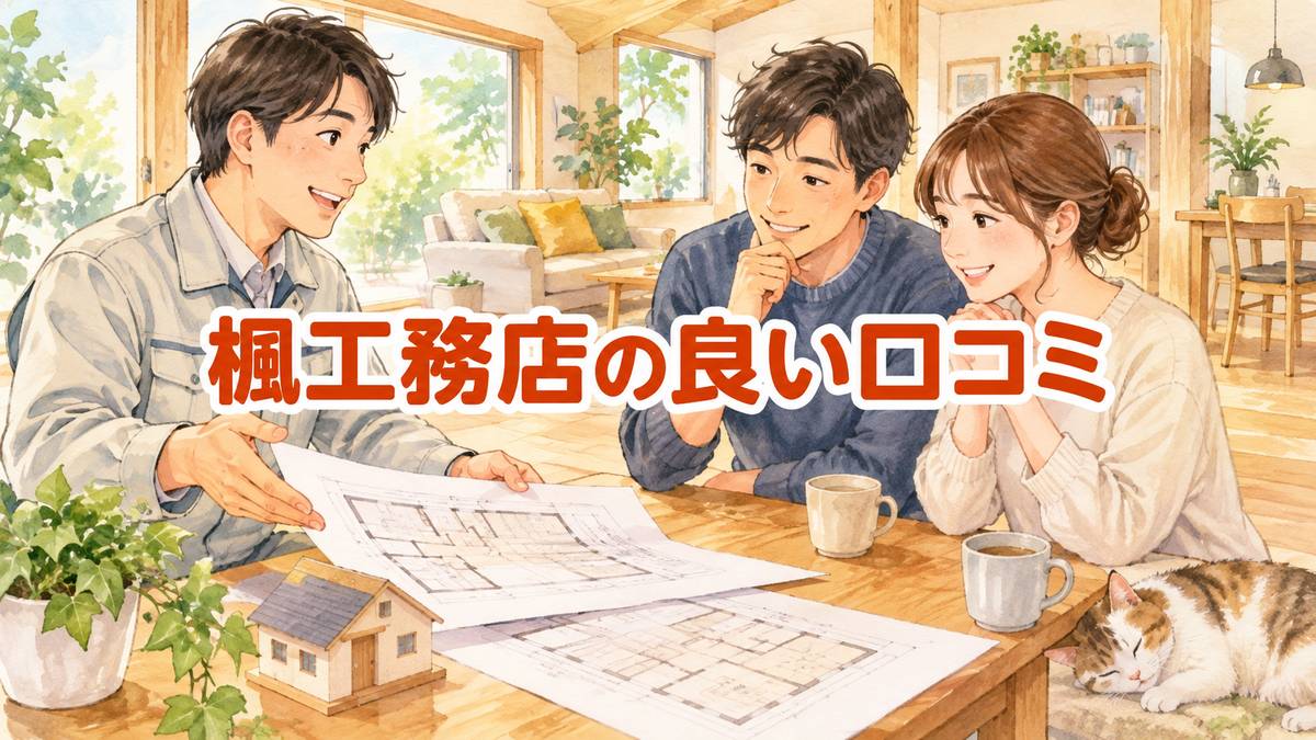 楓工務店の良い口コミ