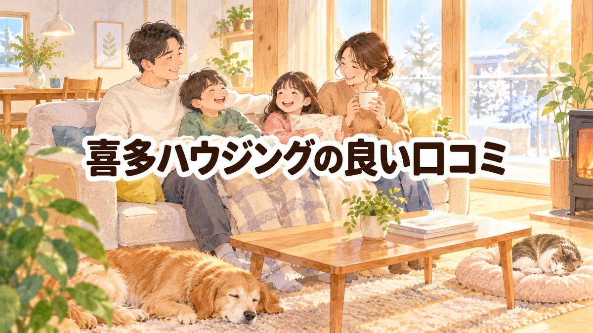 喜多ハウジングの良い口コミ