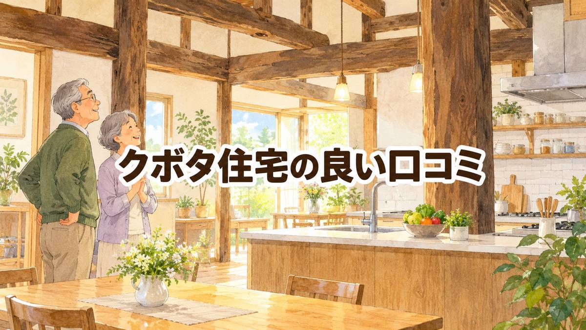 クボタ住宅の良い口コミ