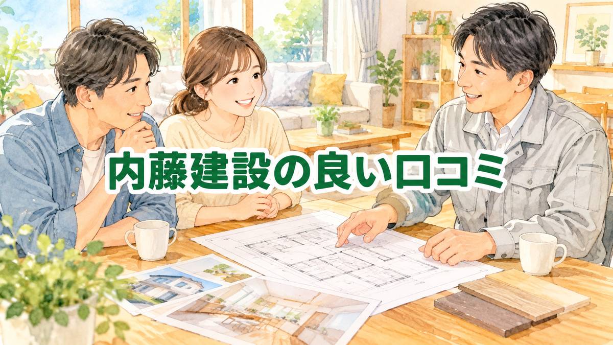 内藤建設の良い口コミ