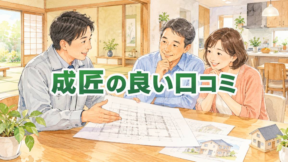 成匠の良い口コミ