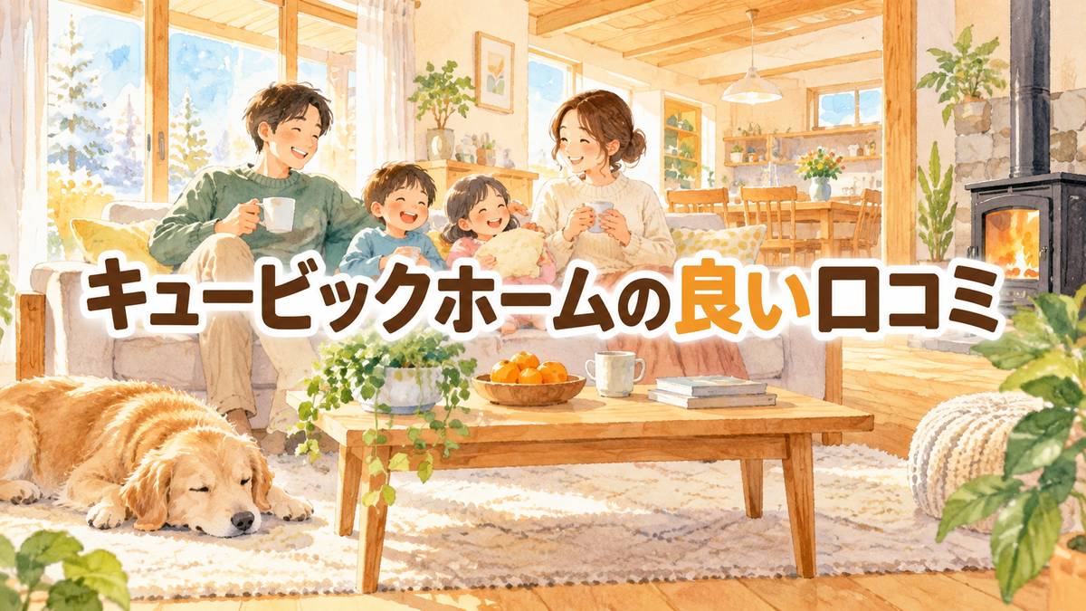 キュービックホームの良い口コミ