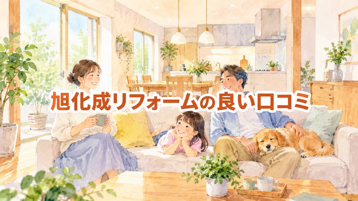 旭化成リフォームの良い口コミ