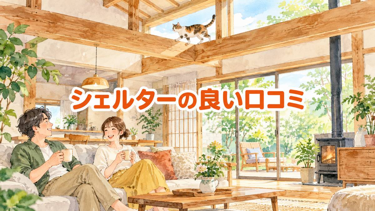 シェルターの良い口コミ