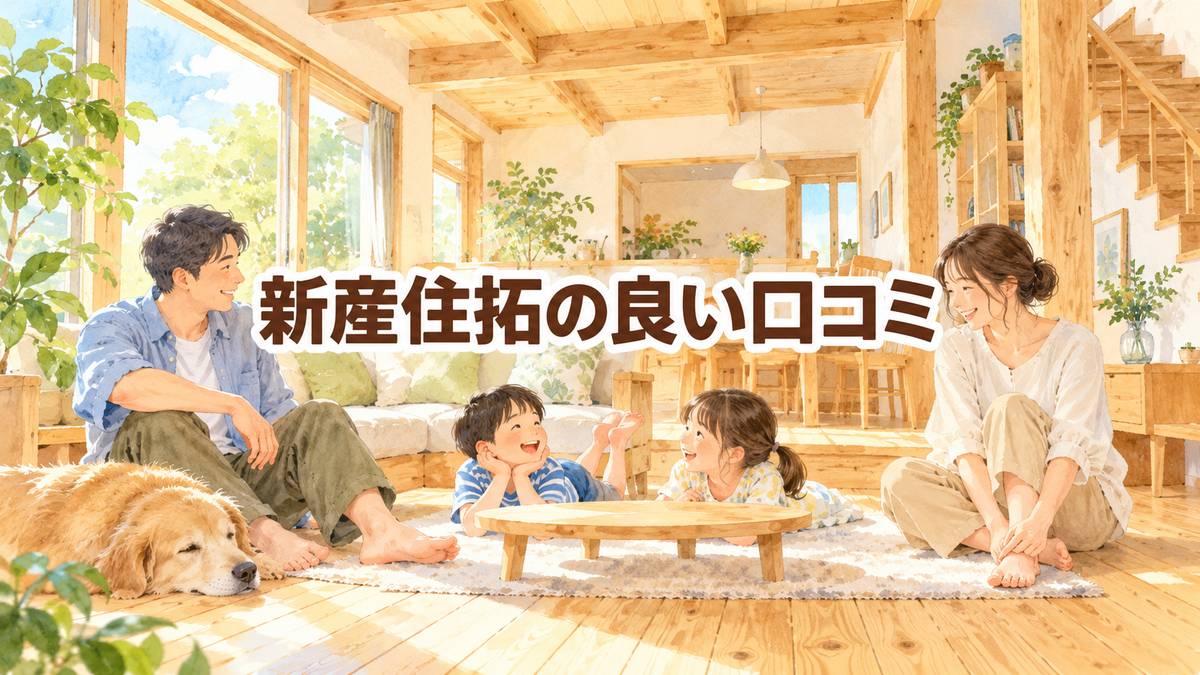 新産住拓の良い口コミ