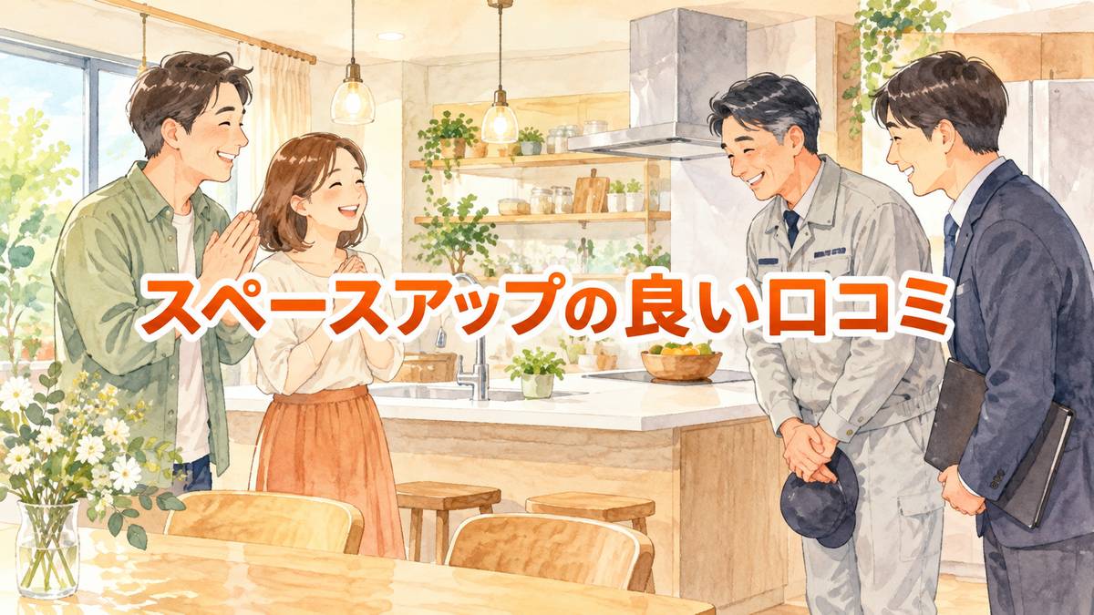 スペースアップの良い口コミ