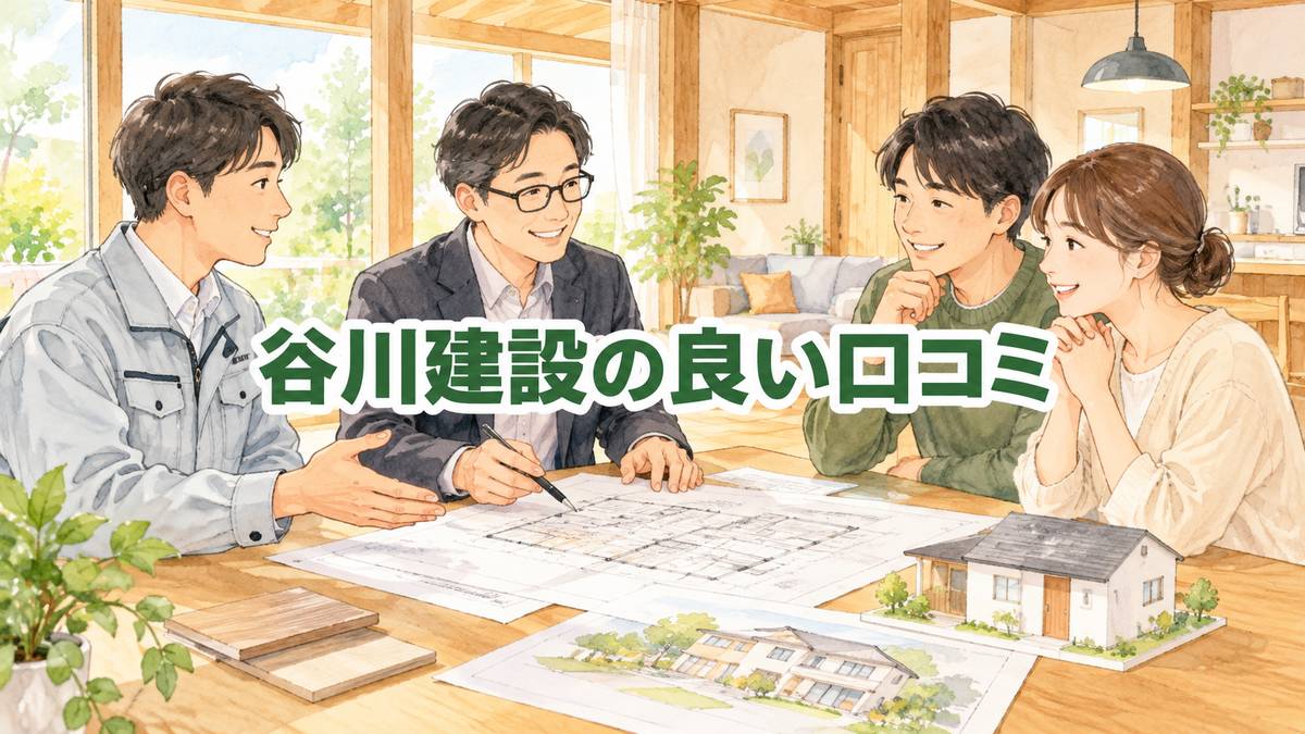 谷川建設の良い口コミ
