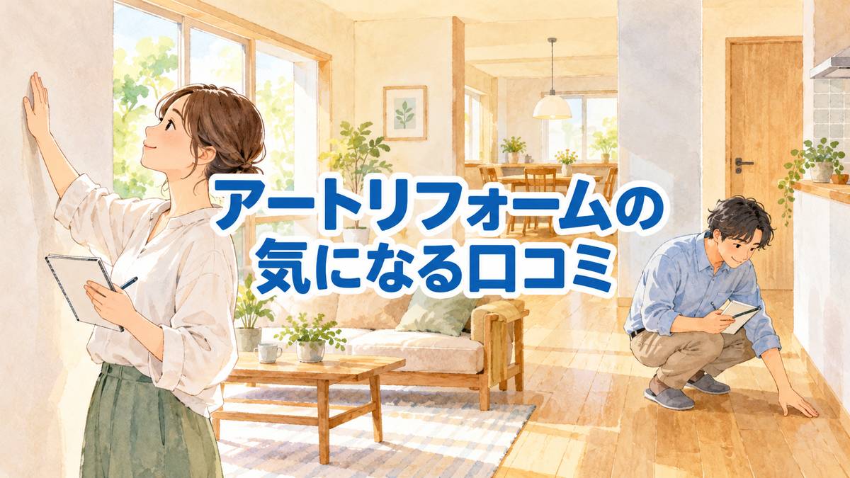 アートリフォームの気になる口コミ