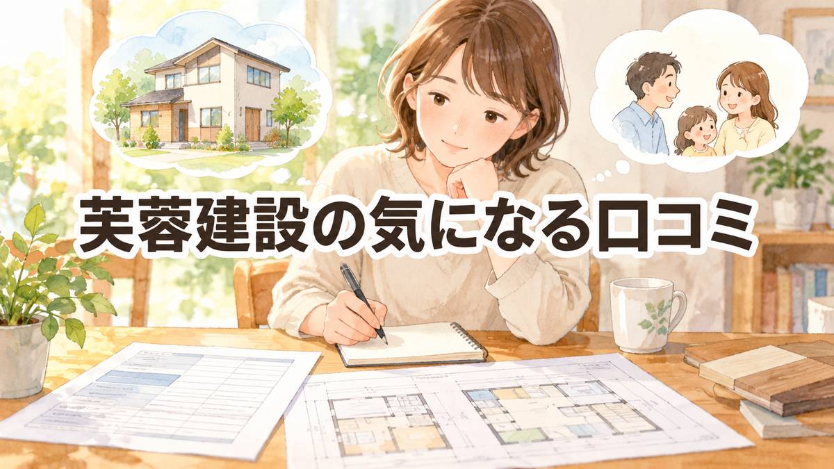 芙蓉建設の気になる口コミ