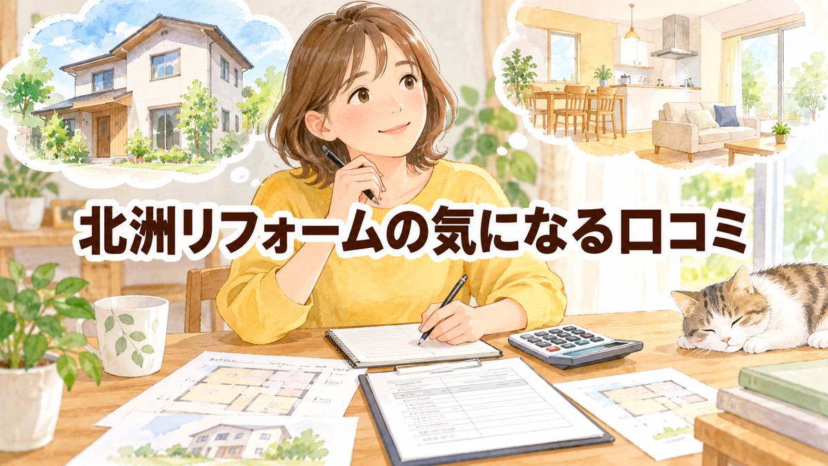 北洲リフォームの気になる口コミ