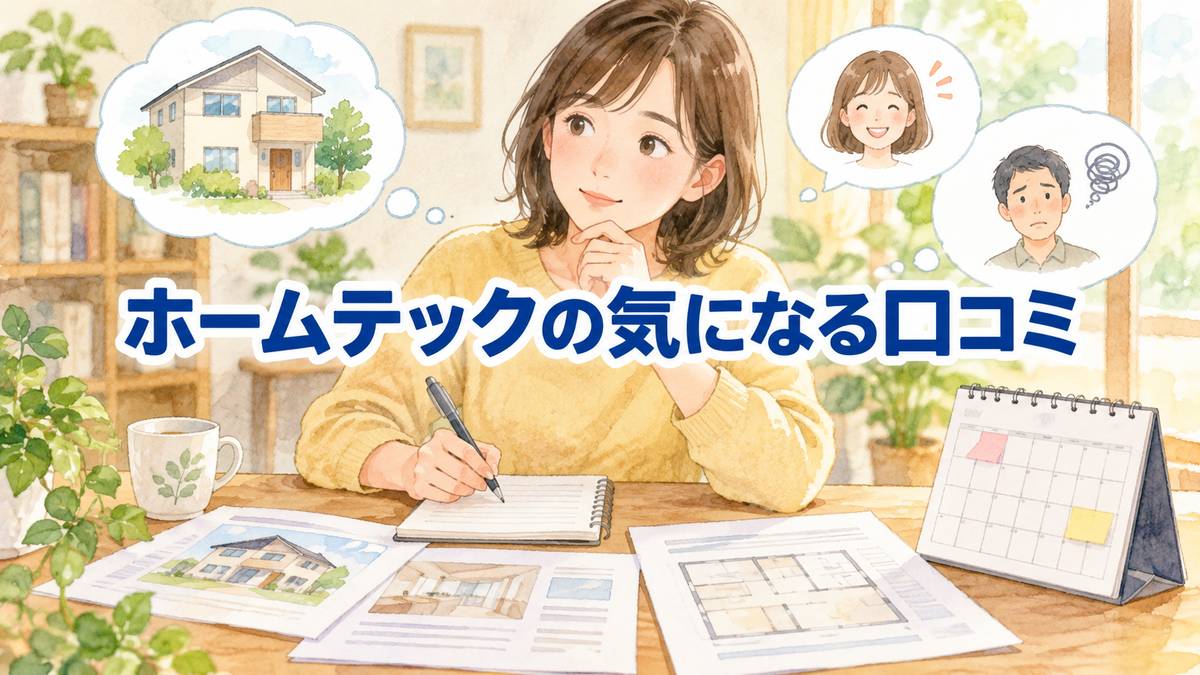ホームテックの気になる口コミ