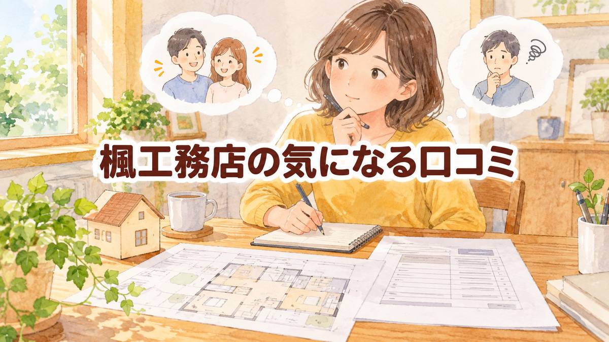 楓工務店の気になる口コミ