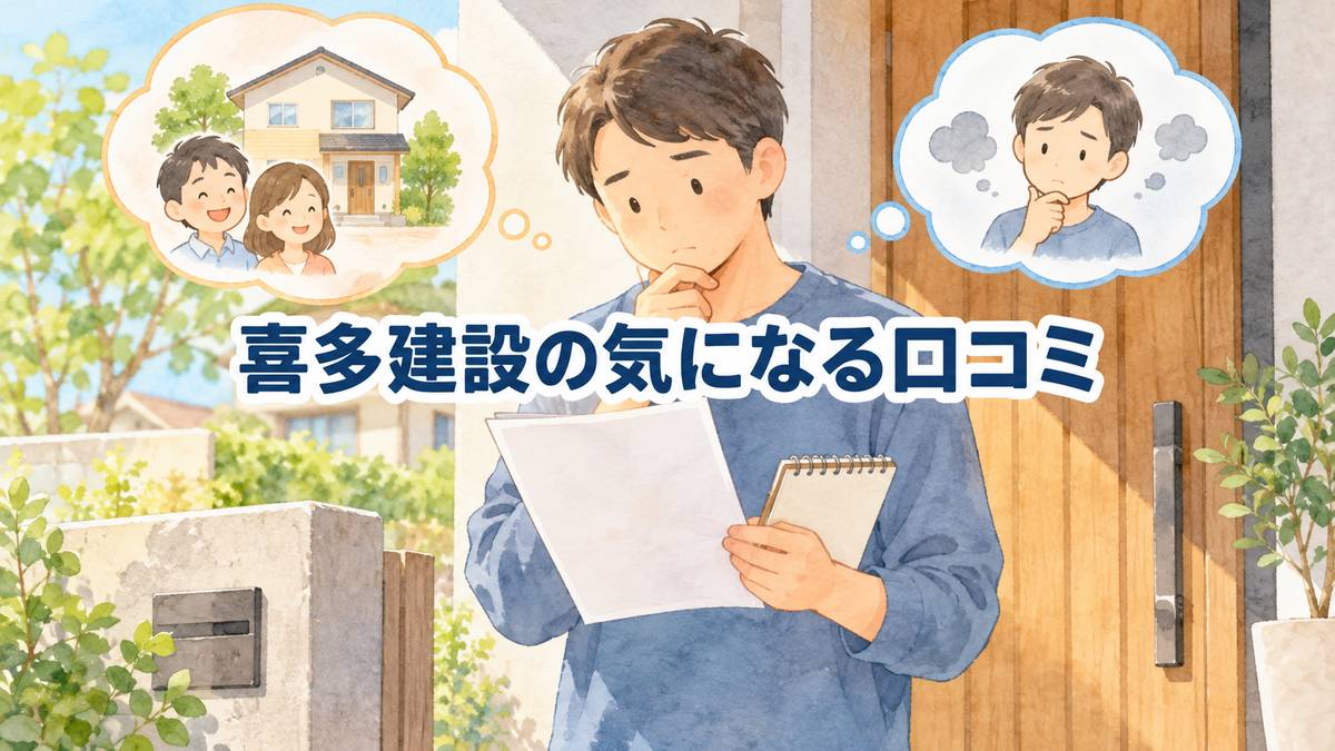 喜多建設の気になる口コミ