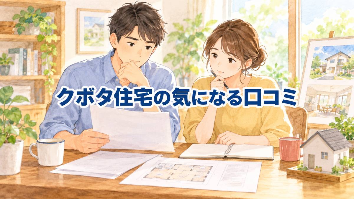 クボタ住宅の気になる口コミ