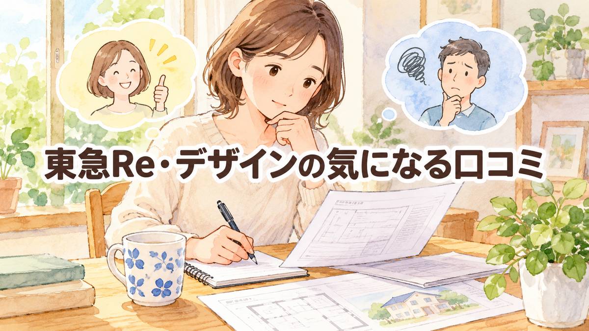 東急Re・デザインの気になる口コミ