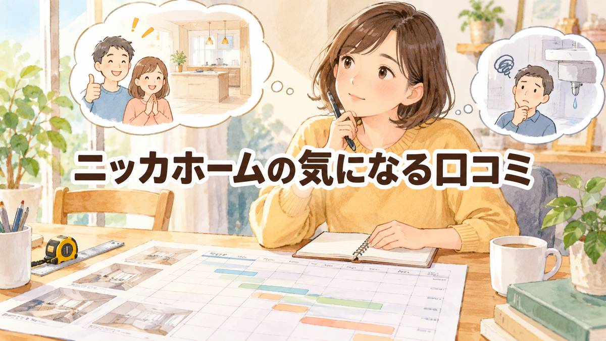 ニッカホームの気になる口コミ