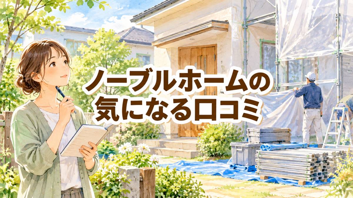 ノーブルホームの気になる口コミ