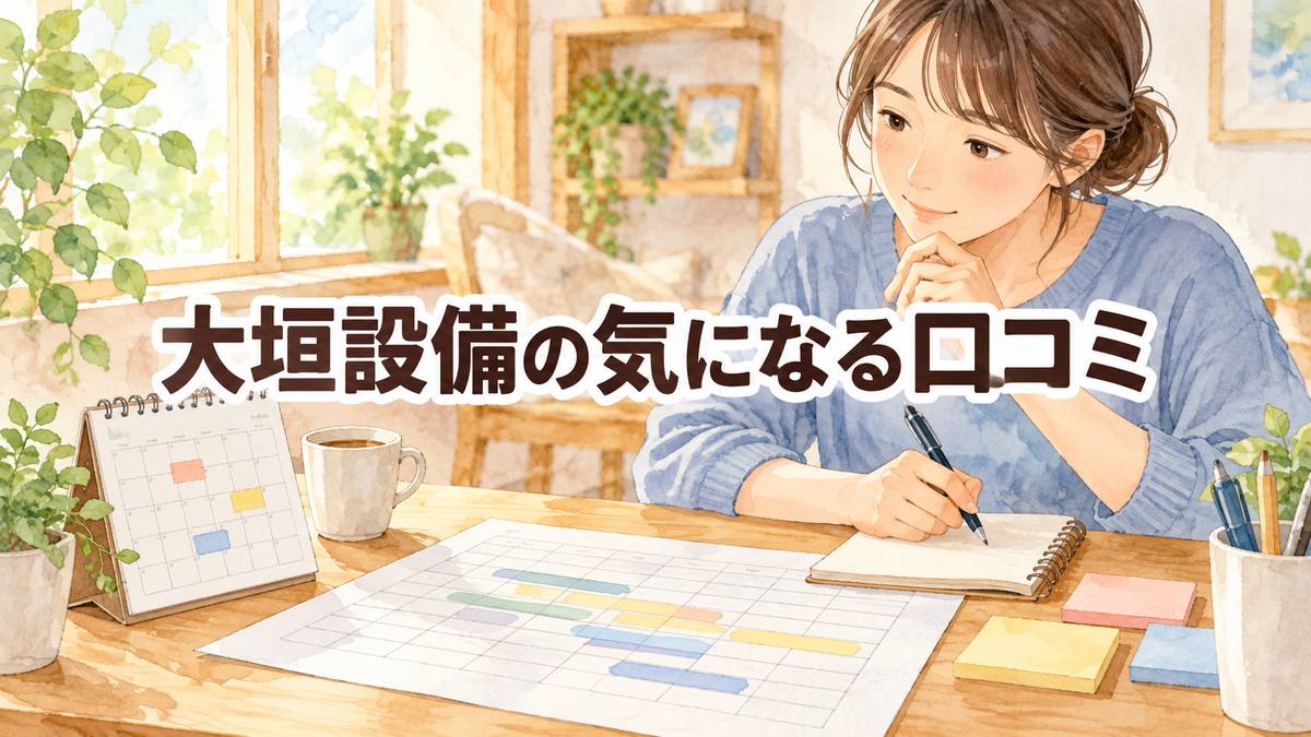 大垣設備の気になる口コミ