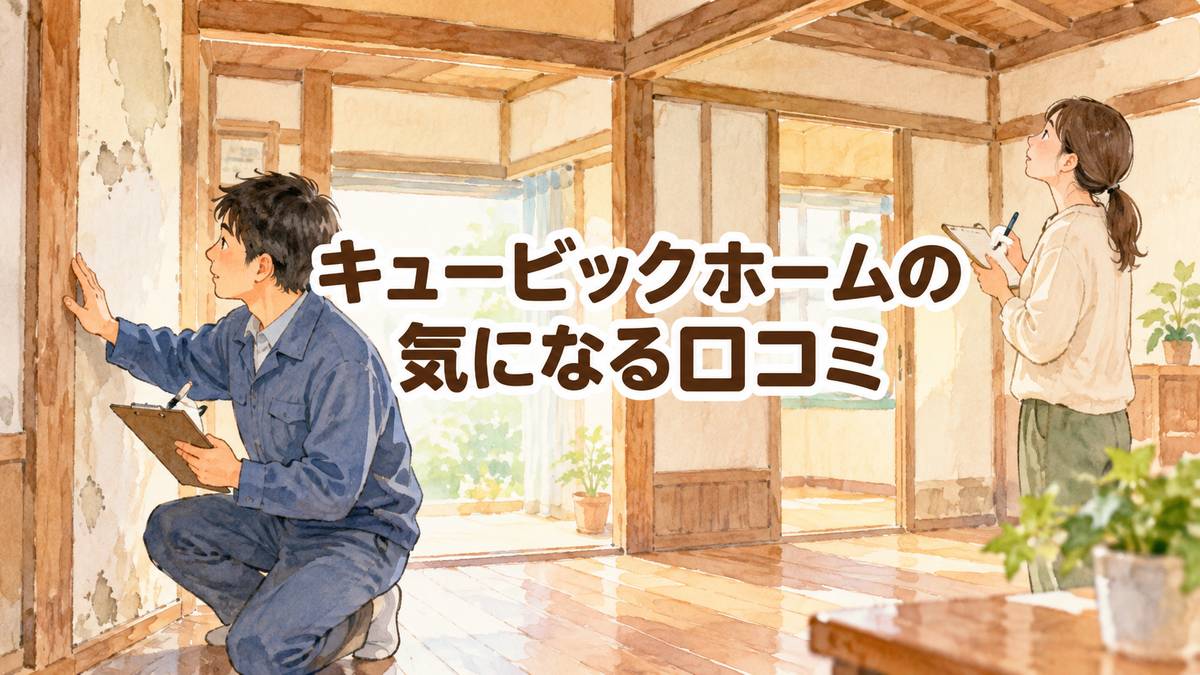 キュービックホームの気になる口コミ
