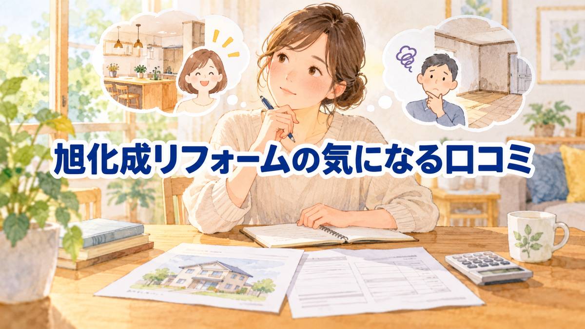 旭化成リフォームの気になる口コミ
