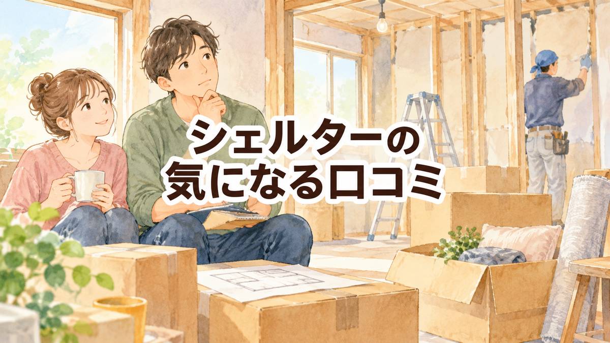 シェルターの気になる口コミ