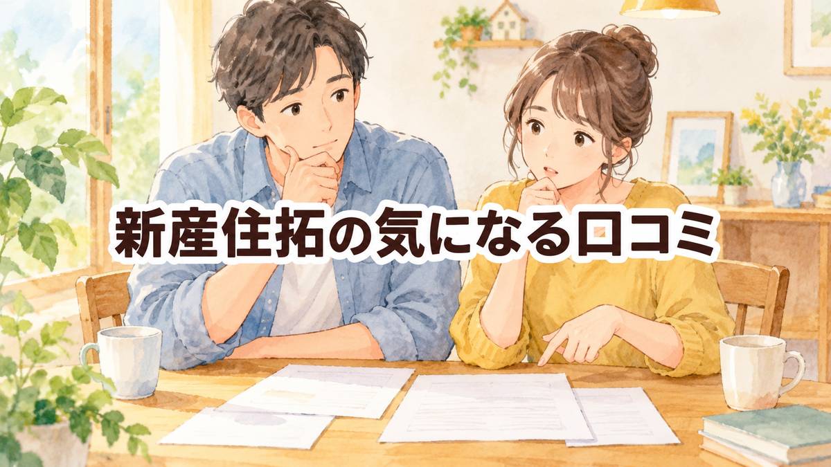 新産住拓の気になる口コミ