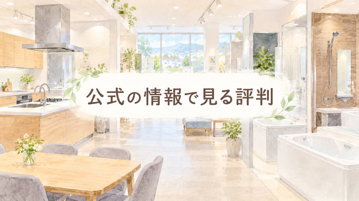 公式の情報で見る評判