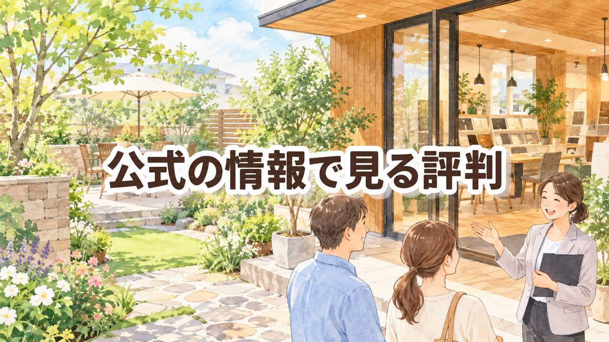 公式の情報で見る評判