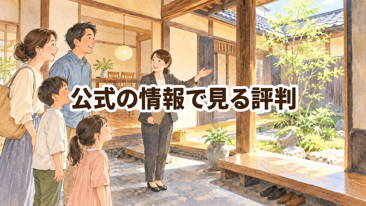 公式の情報で見る評判