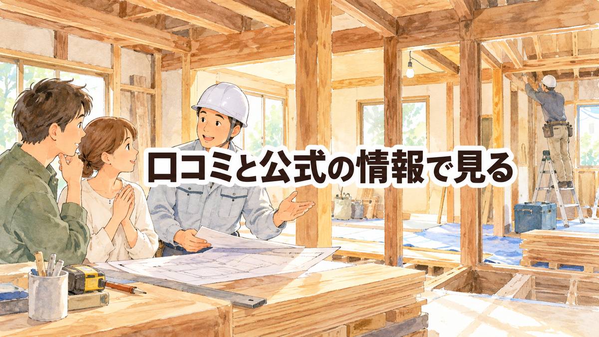 口コミと公式の情報で見る