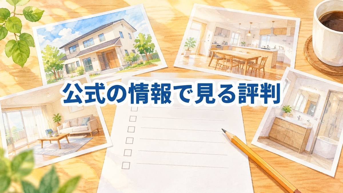 公式の情報で見る評判