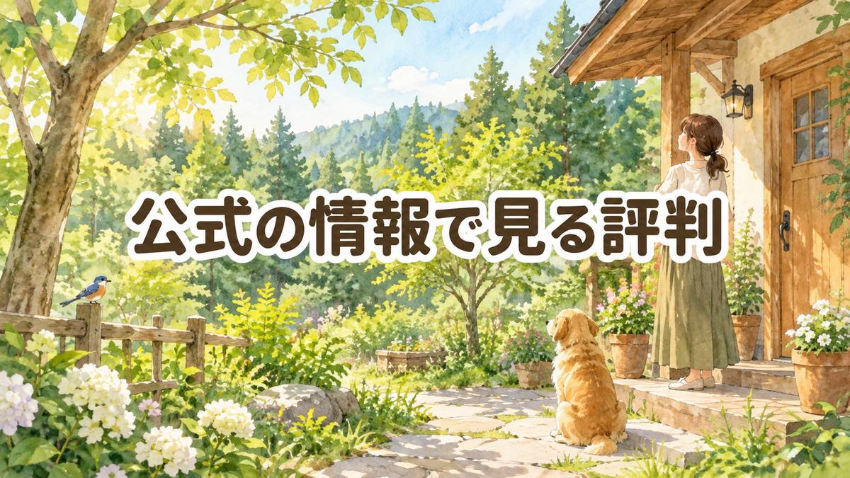 公式の情報で見る評判