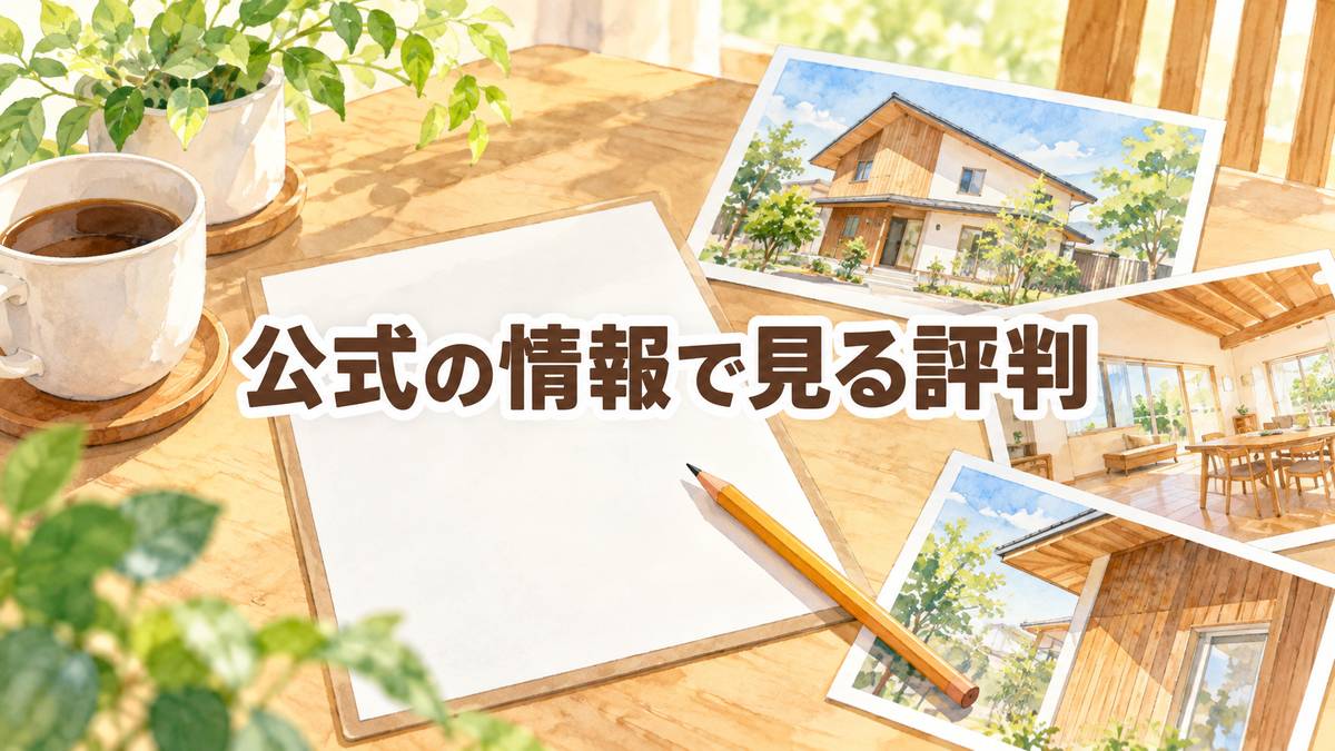 公式の情報で見る評判