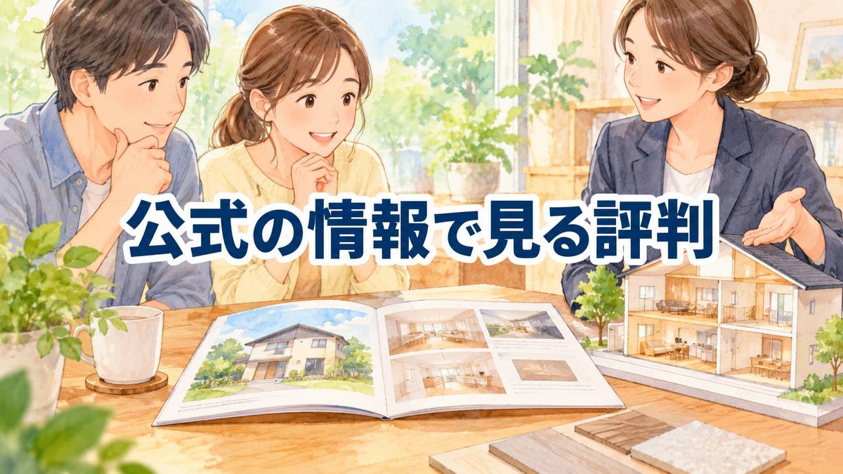 公式の情報で見る評判