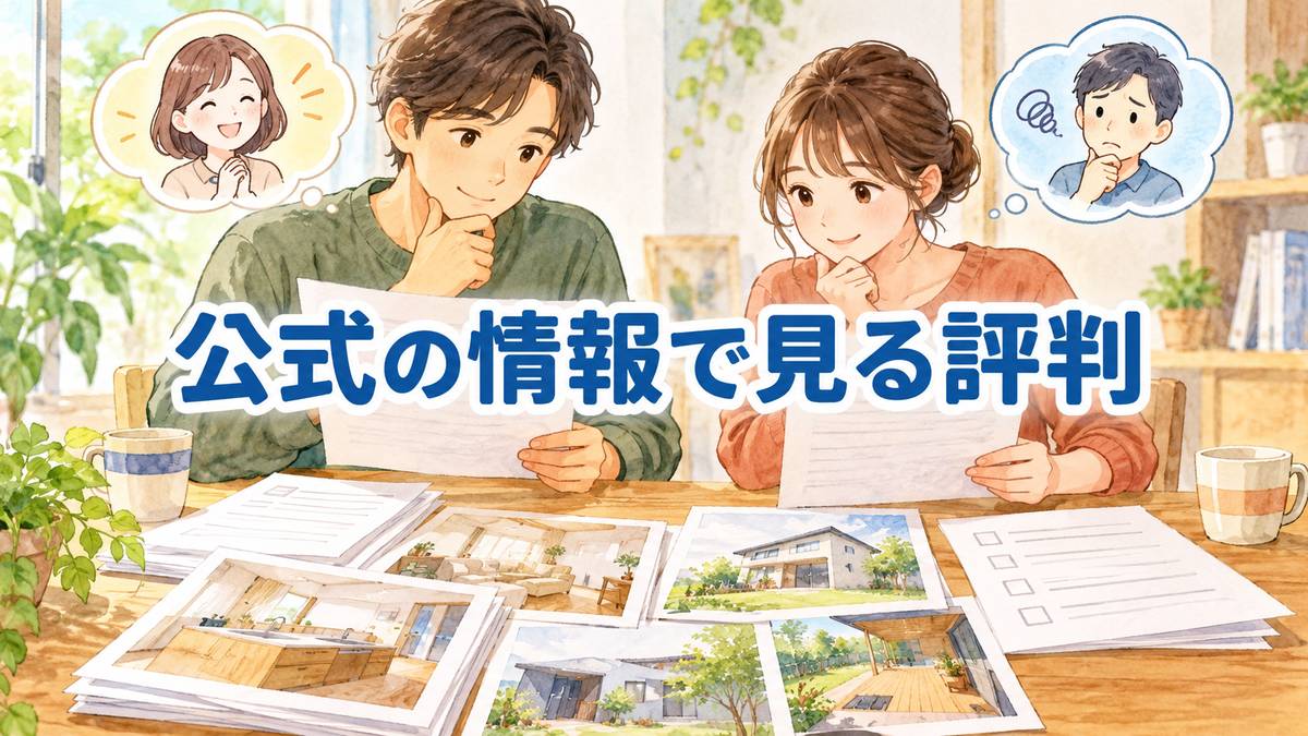 公式の情報で見る評判