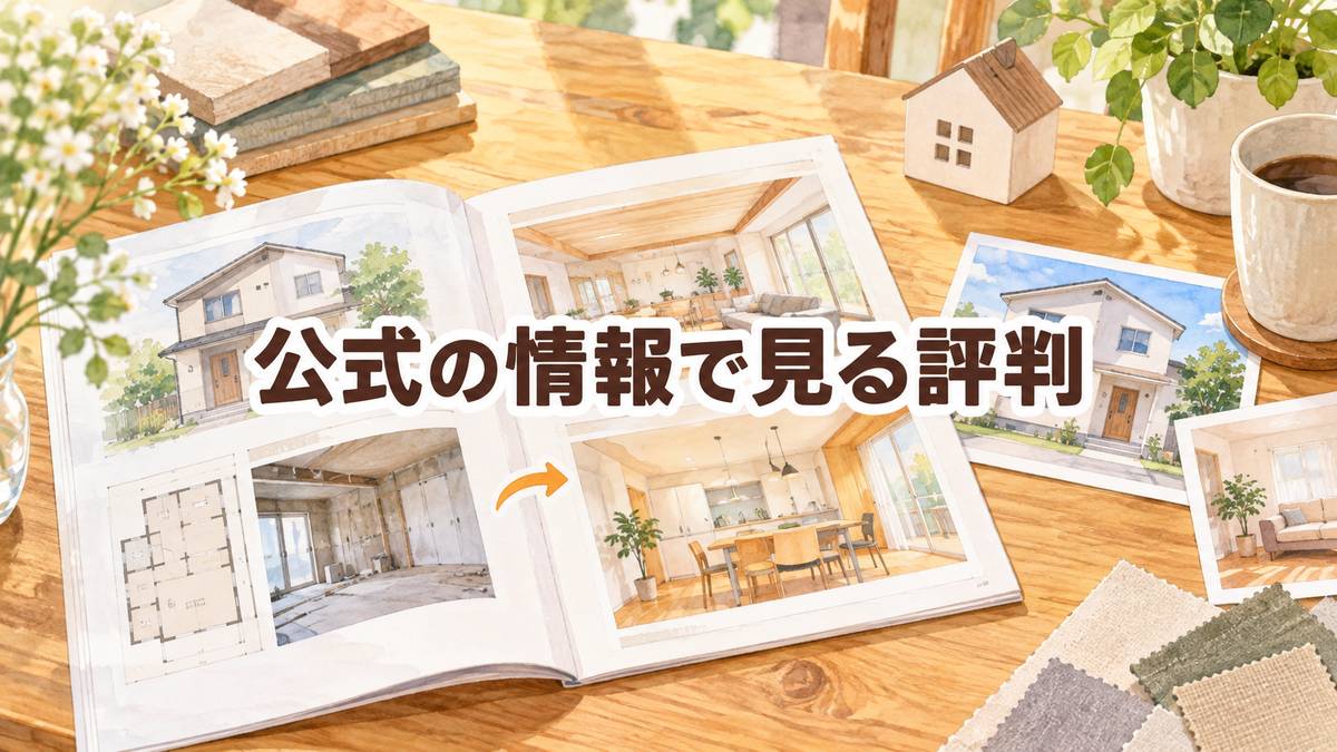 公式の情報で見る評判
