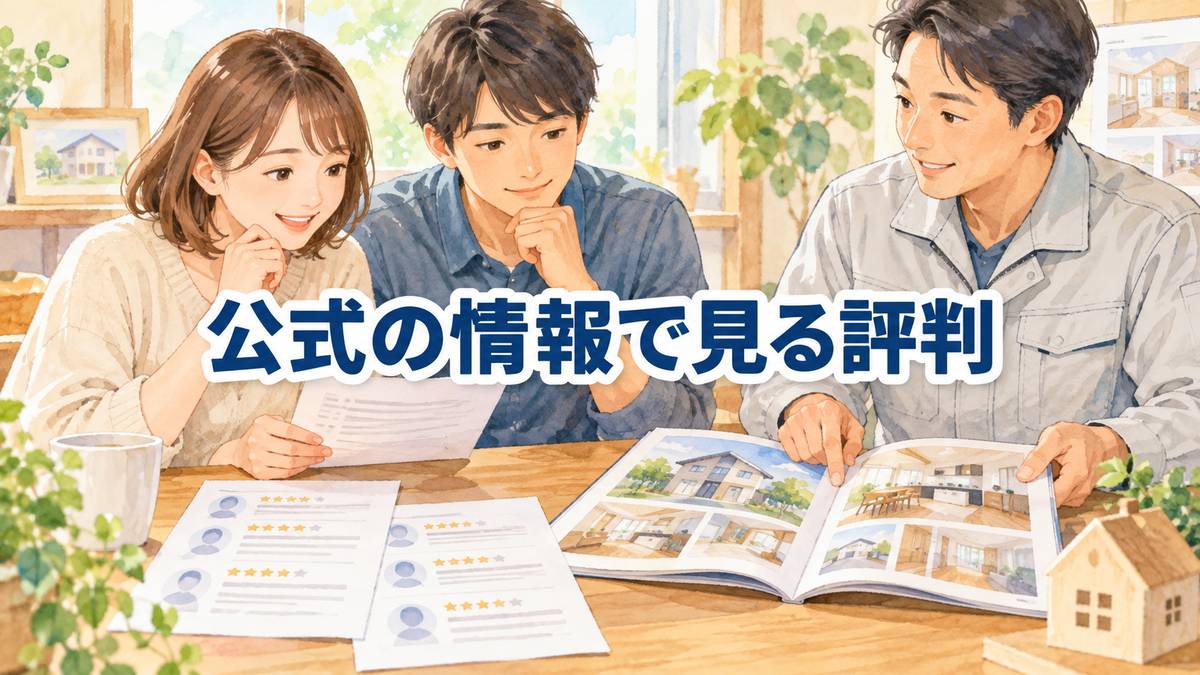 公式の情報で見る評判