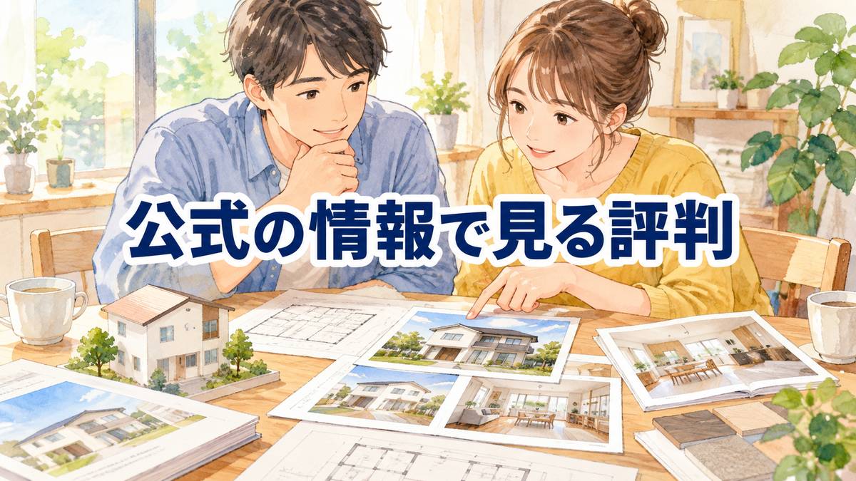 公式の情報で見る評判