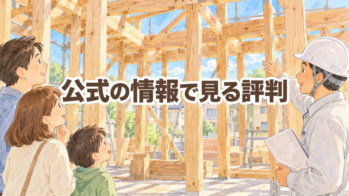 公式の情報で見る評判