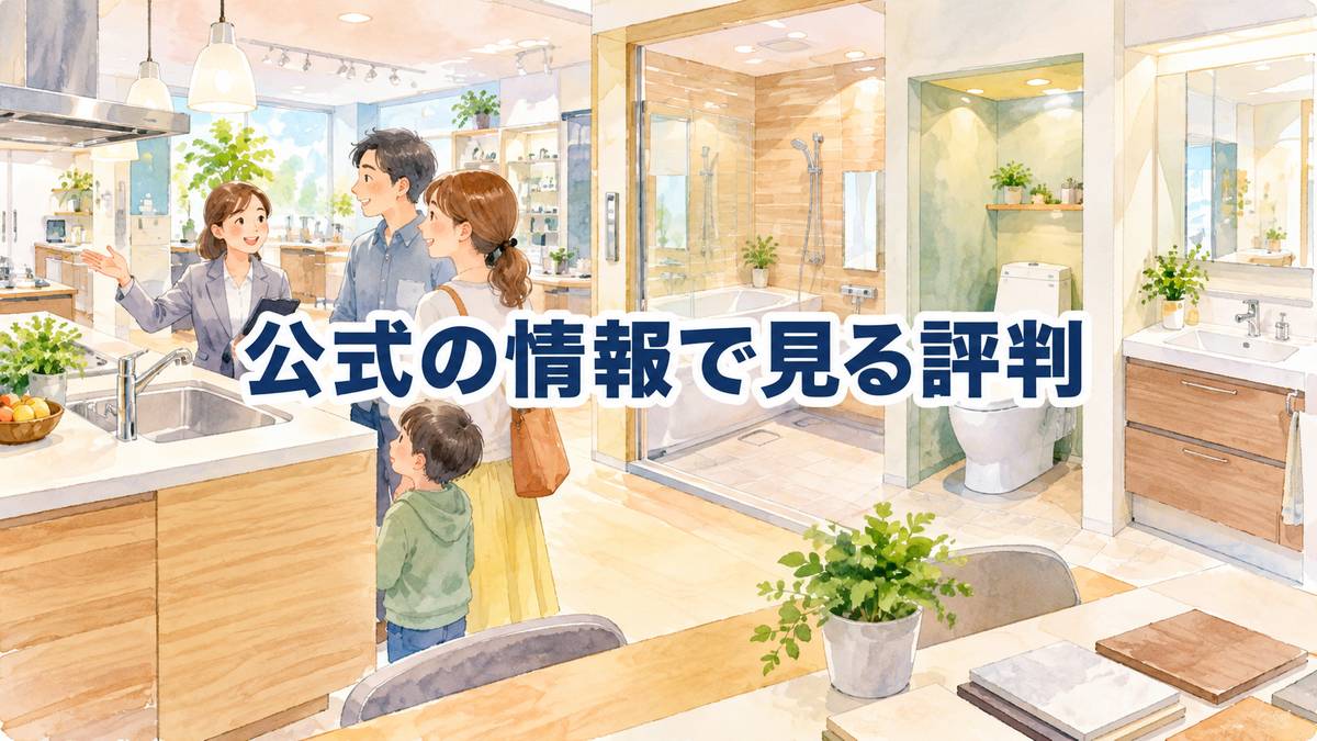 公式の情報で見る評判