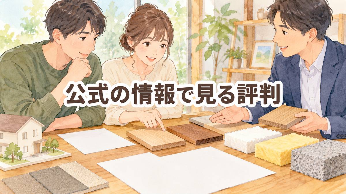 公式の情報で見る評判