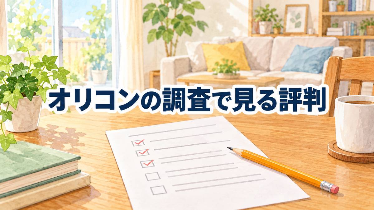 オリコンの調査で見る評判