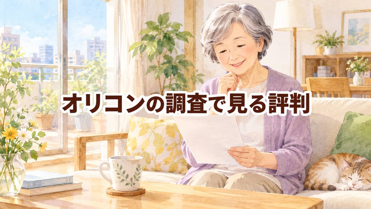 オリコンの調査で見る評判