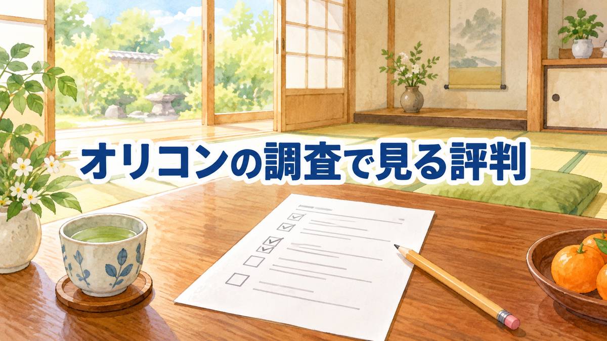 オリコンの調査で見る評判