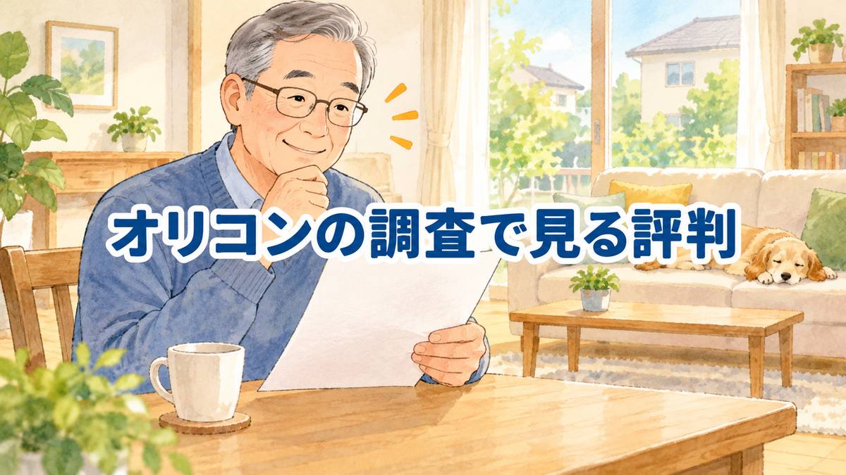 オリコンの調査で見る評判